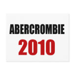 ABERCROMBIE 2010 postcards