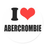 ABERCROMBIE 2010 ROUND STICKERS