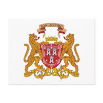 Aberdeen Coat of Arms Postcard postcards