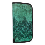 ABERDEEN HEIRLOOM, LACE & DAMASK: ARTISTIC AQUA FOLIO PLANNERS