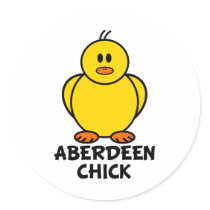 Aberdeen Washington Chick stickers by chicktshirts8 Aberdeen Washington Chick stickers