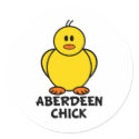 Aberdeen Washington Chick stickers