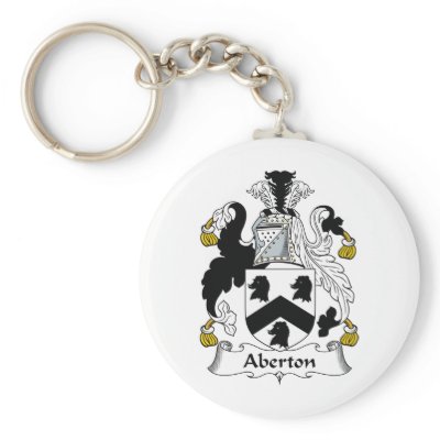 Aberton Family Crest Key Chains by coatsofarms