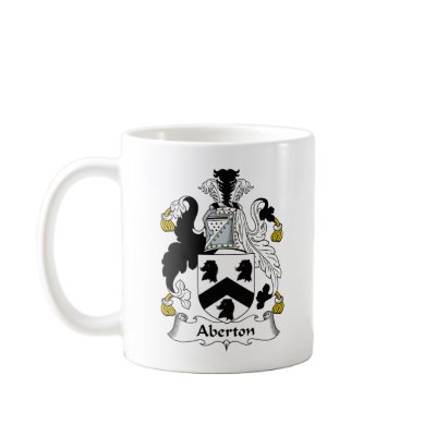 Aberton Family Crest Coffee Mug by coatsofarms