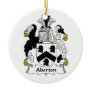 Aberton Family Crest Christmas Ornament