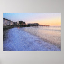 Aberystwyth Evening Sunset Poster