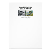 ABH California Gold Rush Personalized Invitation