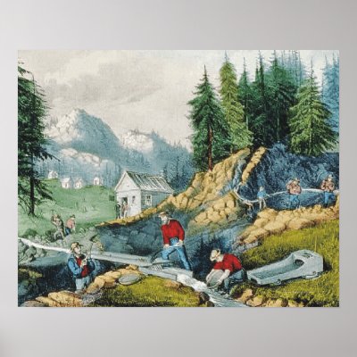 ABH California Gold Rush Print by teepossible