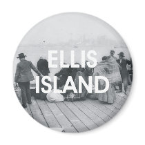 ABH Ellis Island Fridge Magnet