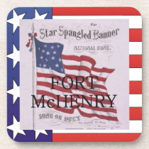 ABH Fort McHenry cork coasters