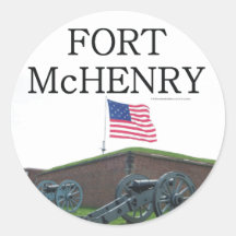 ABH Fort McHenry Round Sticker