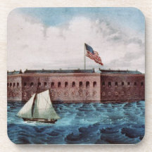 ABH Fort Sumer Beverage Coaster