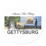ABH Gettysburg Round Stickers