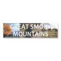 ABH Great Smoky Mountains bumper stickers by teepossible ABH Great Smoky Mountains bumper stickers