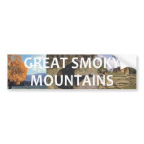 ABH Great Smoky Mountains bumper stickers by teepossible ABH Great Smoky Mountains bumper stickers