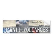 ABH Hawaii Volcano bumper stickers by teepossible ABH Hawaii Volcano bumper stickers