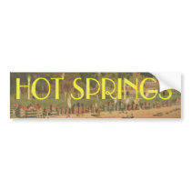 ABH Hot Springs bumper stickers by teepossible ABH Hot Springs bumper stickers