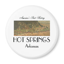 ABH Hot Springs Refrigerator Magnet