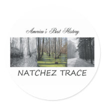 ABH Natchez Trace Round Stickers