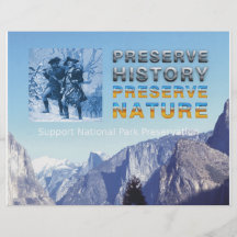 ABH National Park Preservation Flyer Design