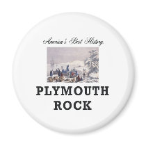 ABH Plymouth Rock Refrigerator Magnet