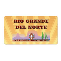 ABH Rio Grande del Norte Custom Shipping Label