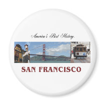 ABH San Francisco Refrigerator Magnet