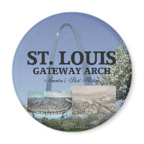 ABH St. Louis Gateway Fridge Magnets