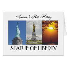 ABH Statue of Liberty Greeting Card