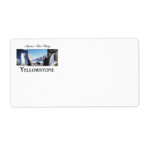 ABH Yellowstone Personalized Shipping Labels