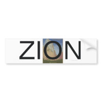 ABH Zion bumper stickers by teepossible ABH Zion bumper stickers