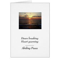 Abiding Peace/ Card