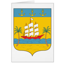 Abidjan Coat of Arms cards by FlagTshirts Abidjan Coat of Arms cards