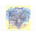 Abigail Acrostic Post Card