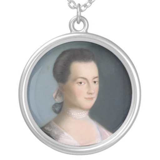 Abigail Adams Portrait Necklace