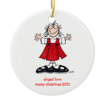 ABIGAIL LOVE CHRISTMAS 2011 ORNAMENT