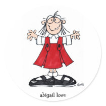 ABIGAIL LOVE STICKER