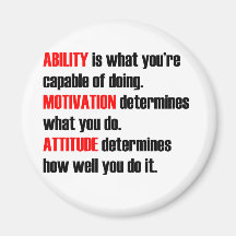 ability motivation attitude magnets