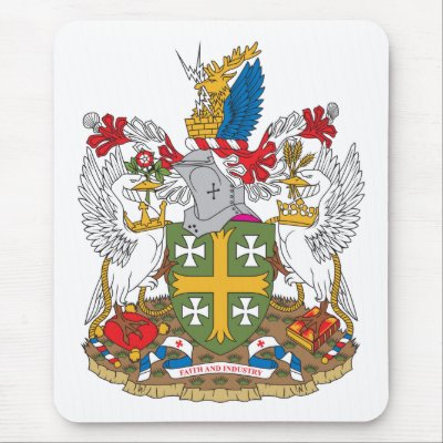 Abingdon Coat of Arms Mouse Pads by FlagTshirts