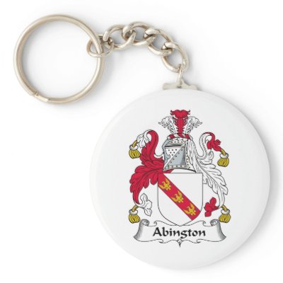Abington Family Crest Keychain by coatsofarms