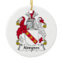 Abington Family Crest Christmas Tree Ornament