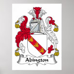 Abington Family Crest Poster
