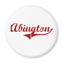 Abington Massachusetts Classic Design Magnets