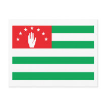 Abkhazia Flag Postcard postcards