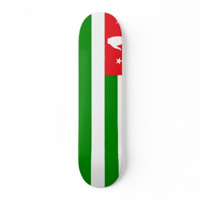 Abkhazia Flag Skate Boards by coolcountry