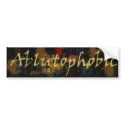 Ablutophobic Dark Bumper Sticker bumper stickers by MetallicMagma Ablutophobic Dark Bumper Sticker bumper stickers