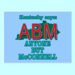 ABM: Anyone But McConnell for Kentucky postcards