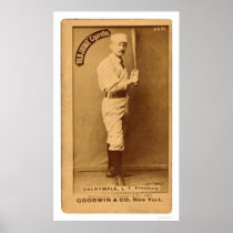 Abner Dalrymple Baseball 1887 Print