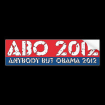 ABO 2012 bumper stickers