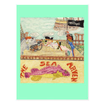 Aboard The Sea Raven Post Card